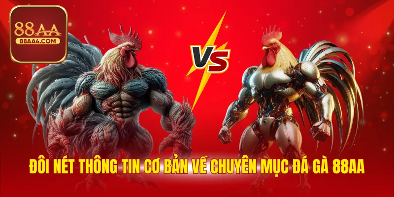 Đôi nét thông tin cơ bản về chuyên mục đá gà 88AA
