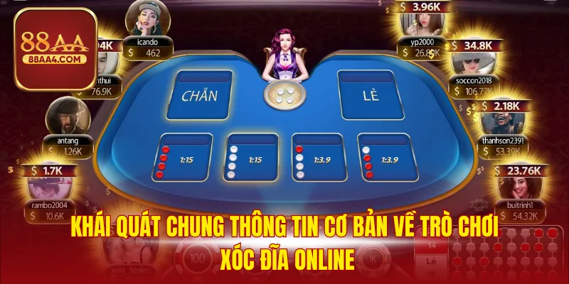 Khái quát chung thông tin cơ bản về trò chơi xóc đĩa online